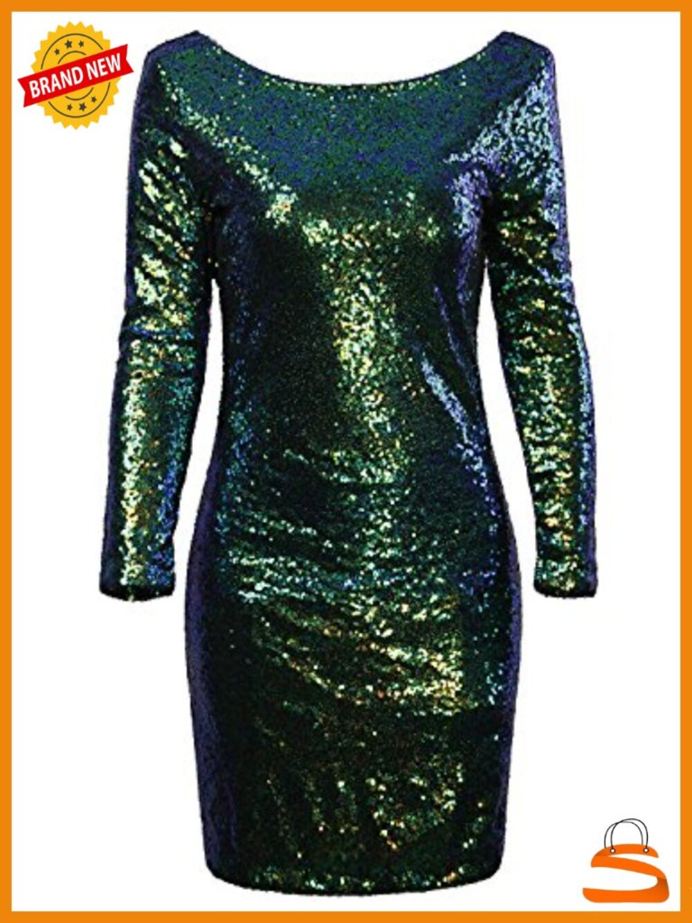 1920s Art Deco Flapper Dress Sequin Fringe Great Gatsby Party Prom